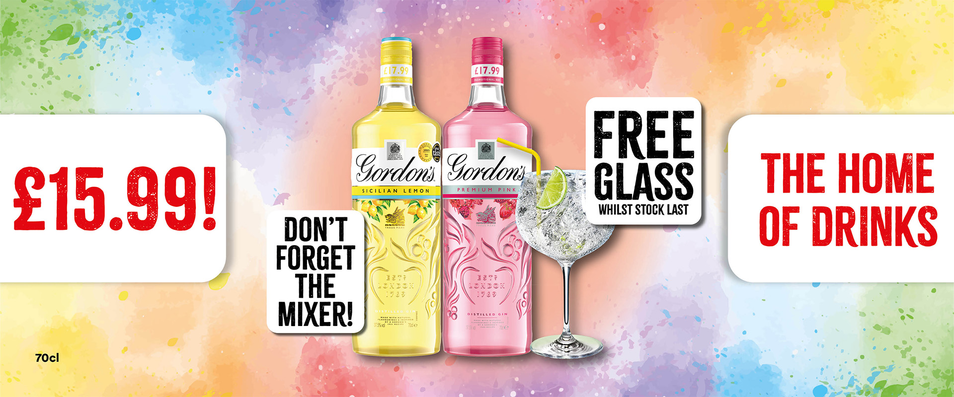 Gordon's Gin Free Glass