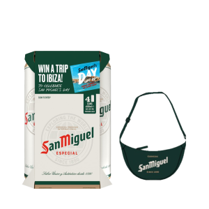 Free Bum Bag With Purchase Of San Miguel 4 x 568ml